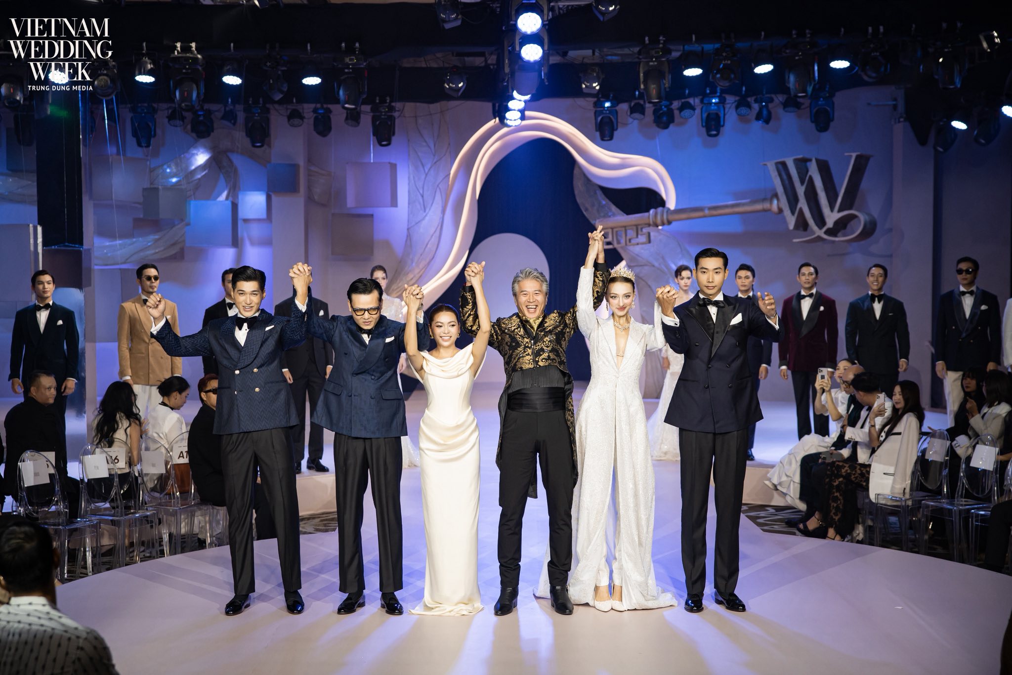 Grand finale stage at Vietnam Wedding Week 2025 with Jean Nishita, Vowtail, and the cast